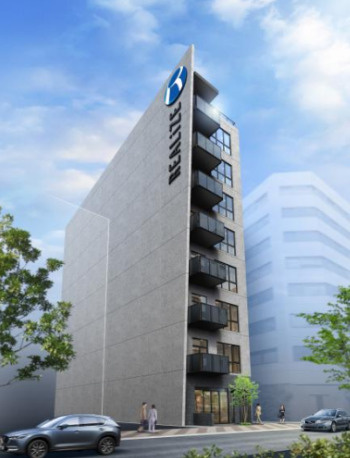 リアライズ立売堀ビルの外観パース