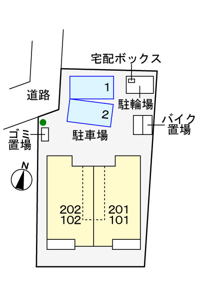 メゾン・ド・クレールの区画図