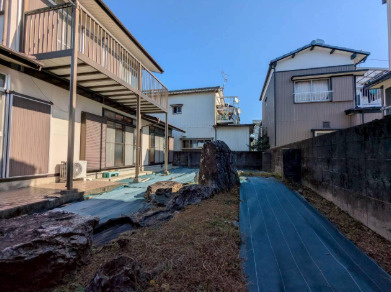 高知市十津　中古一戸建ての庭|広いお庭があります♪