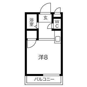 アメニティ天野Iの間取り