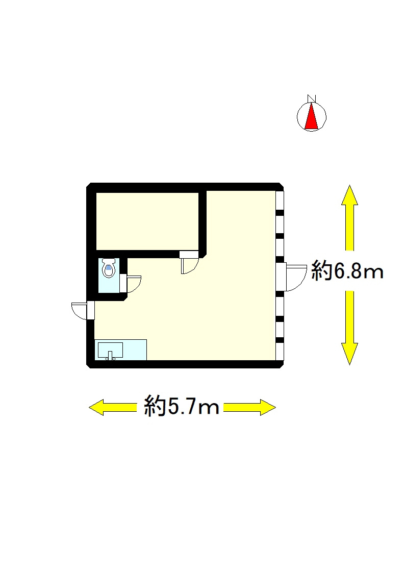 テナント　たかはしの間取り