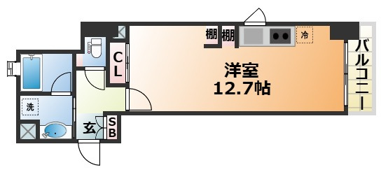インペリアル新神戸の間取り