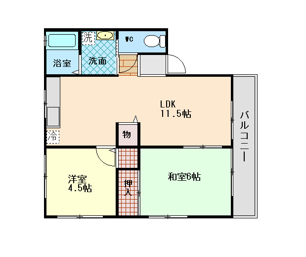 プリマベーラ芦屋の間取り