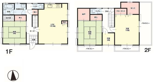 【間取り】 | 熊谷市上之　中古住宅  