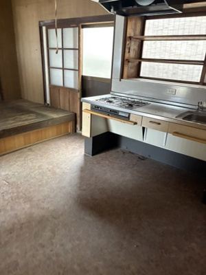 【キッチン】 | 中区土田古民家 | キッチンは新設しています。コンロ2口です。