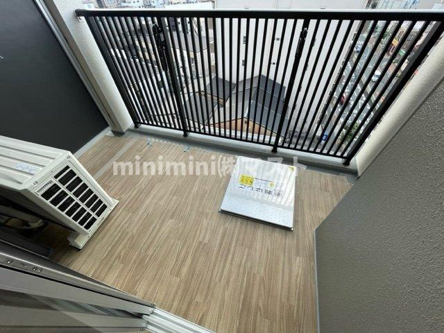 スワンズシティ大阪エスクレアのバルコニー