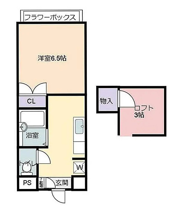 ヴィヴィール白浜の間取り