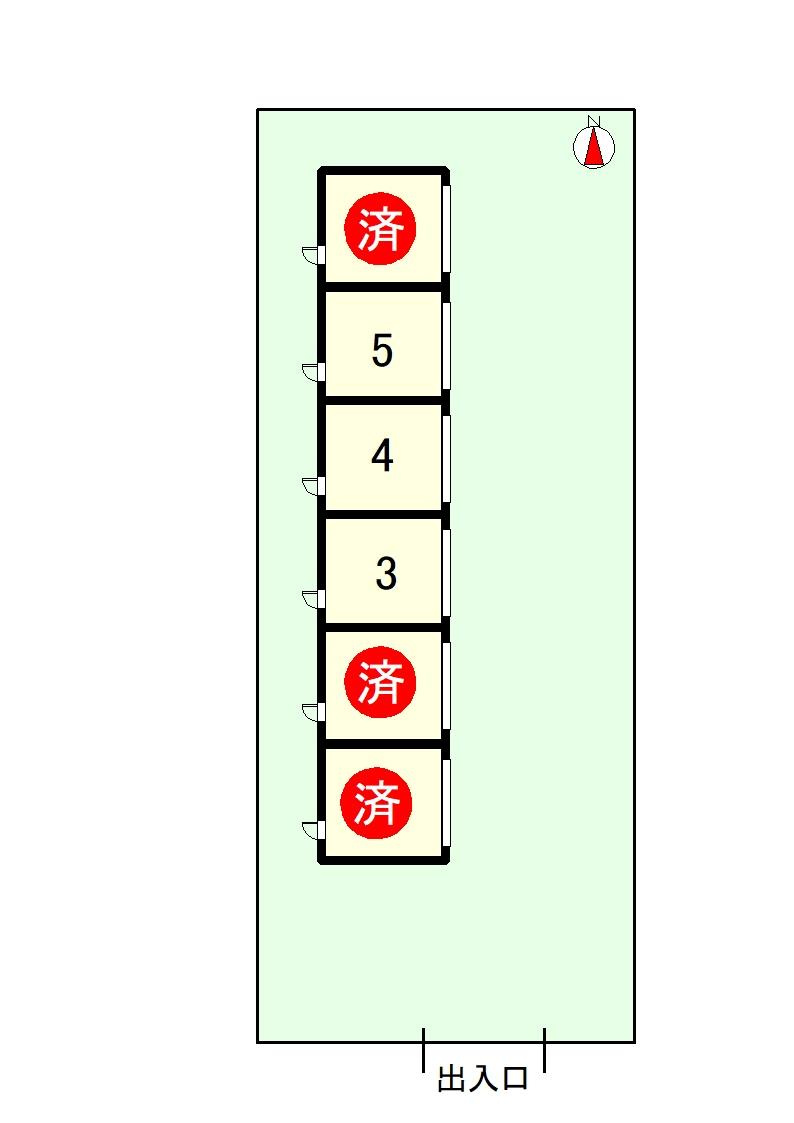 テナント　たかはしの区画図