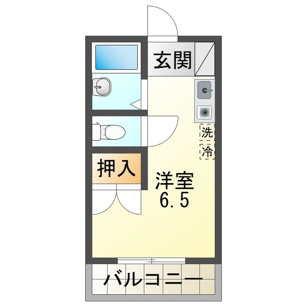 ハイツエクシードⅡの間取り