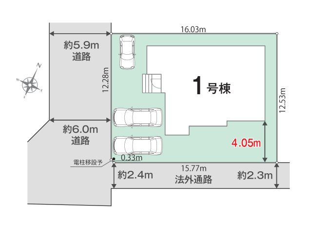 糟屋郡宇美町四王寺坂2丁目第1-1棟（1号棟）の間取り