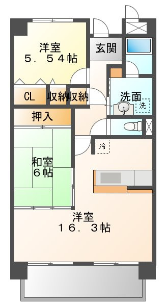 グランデージーの間取り