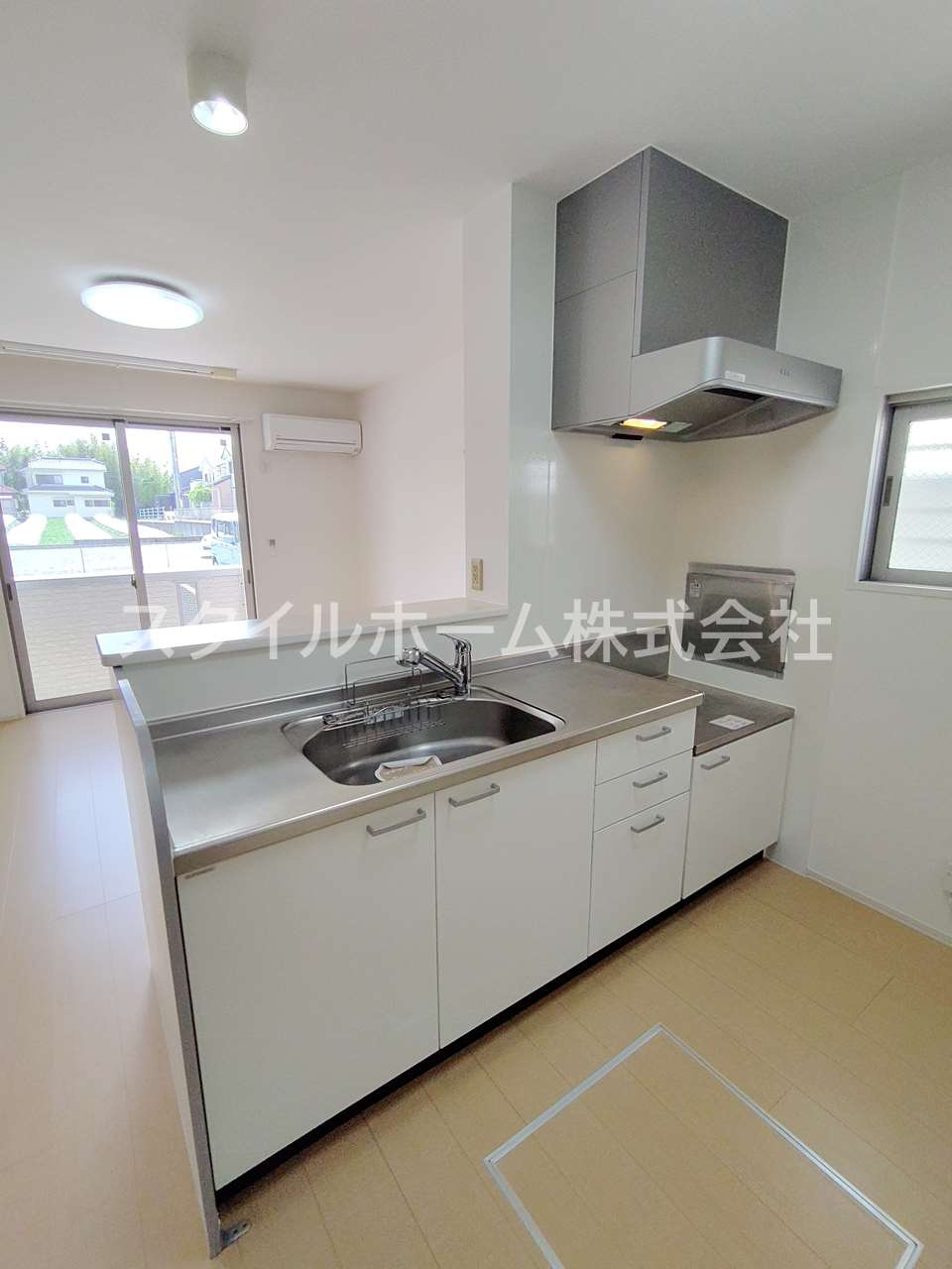 レジデンス芦原B棟のキッチン|別部屋写真です。