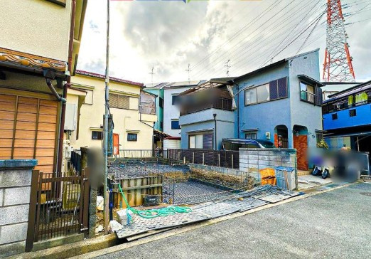 摂津市鳥飼新町2丁目　新築戸建の前面道路含む現地写真|前面道路含む現地写真です