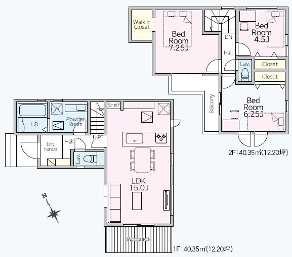 【間取り】 | 武蔵野市関前2丁目　新築戸建　全1棟