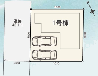 【区画図】 | 武蔵野市関前2丁目　新築戸建　全1棟