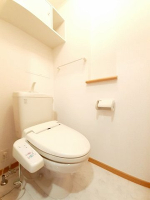 【トイレ】 | リヴァーパークⅡ　Ｂ | コンパクトで使いやすいトイレです