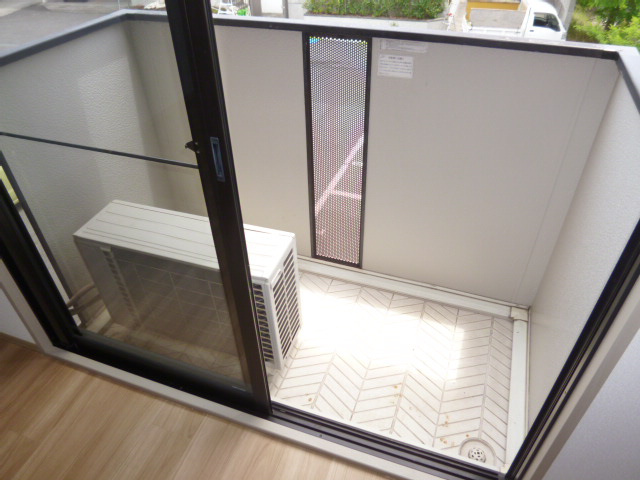 アレイ御用所のバルコニー