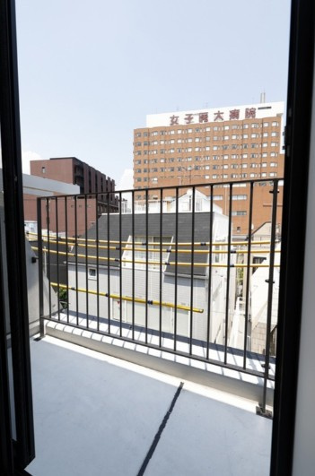 Fullea若松河田のバルコニー