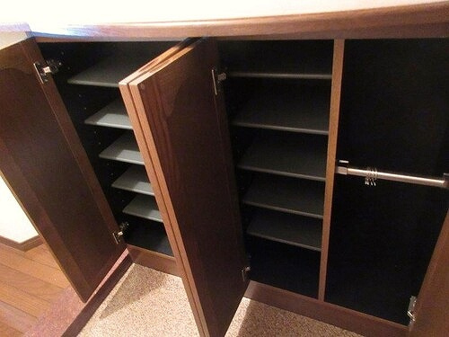 ライオンズシティ金山の収納|下足入　玄関　※2019年4月撮影時