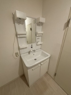 エクレールひばりが丘の独立洗面台