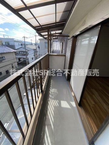 花園東町1丁目中古戸建のバルコニー|陽当たり良好で洗濯物が乾きやすいです！