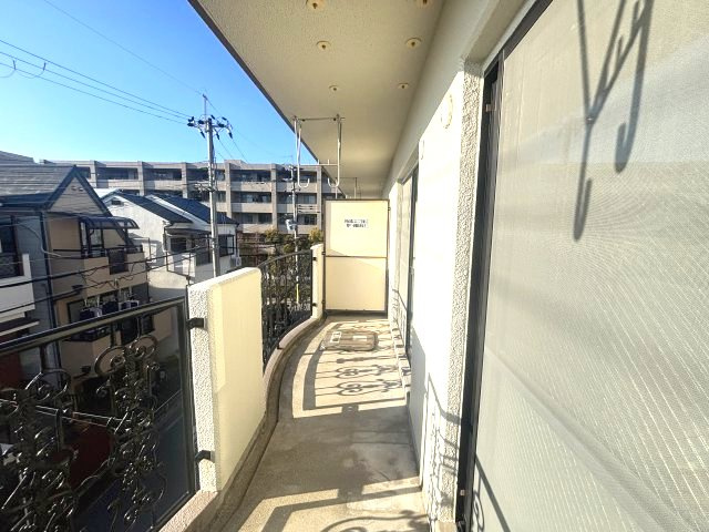 フォルチューナ芦屋のバルコニー