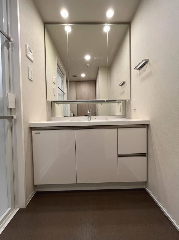 プラネスーペリア松戸秋山ウエストの洗面所