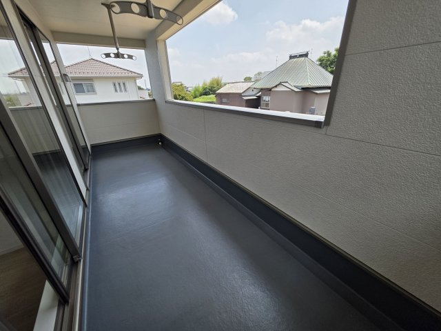 本庄市児玉町金屋第７　のバルコニー|２号棟現地バルコニー（2026年07月24日）撮影