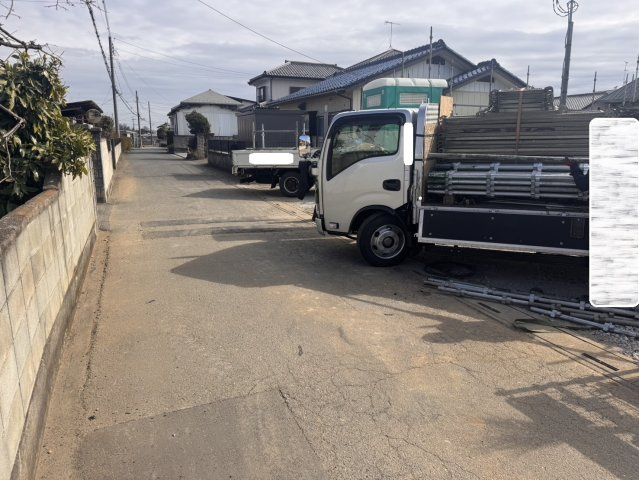 本庄市児玉町金屋第７　の前面道路含む現地写真|現地前面道路（2026年02月17日）撮影