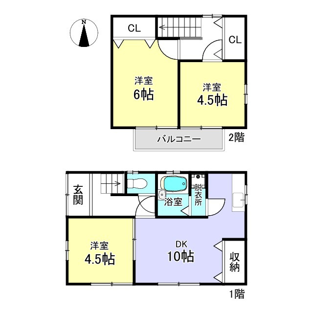 道徳新町9丁目貸家