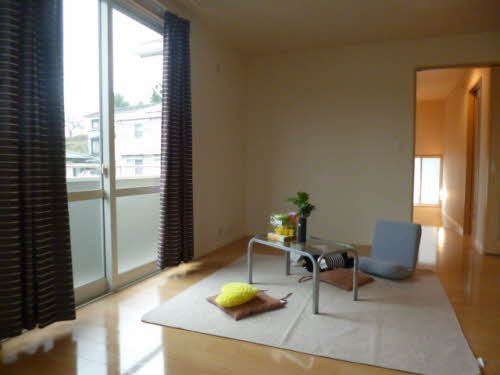 サンリッチ Ｇ棟 ＊＊のバルコニー