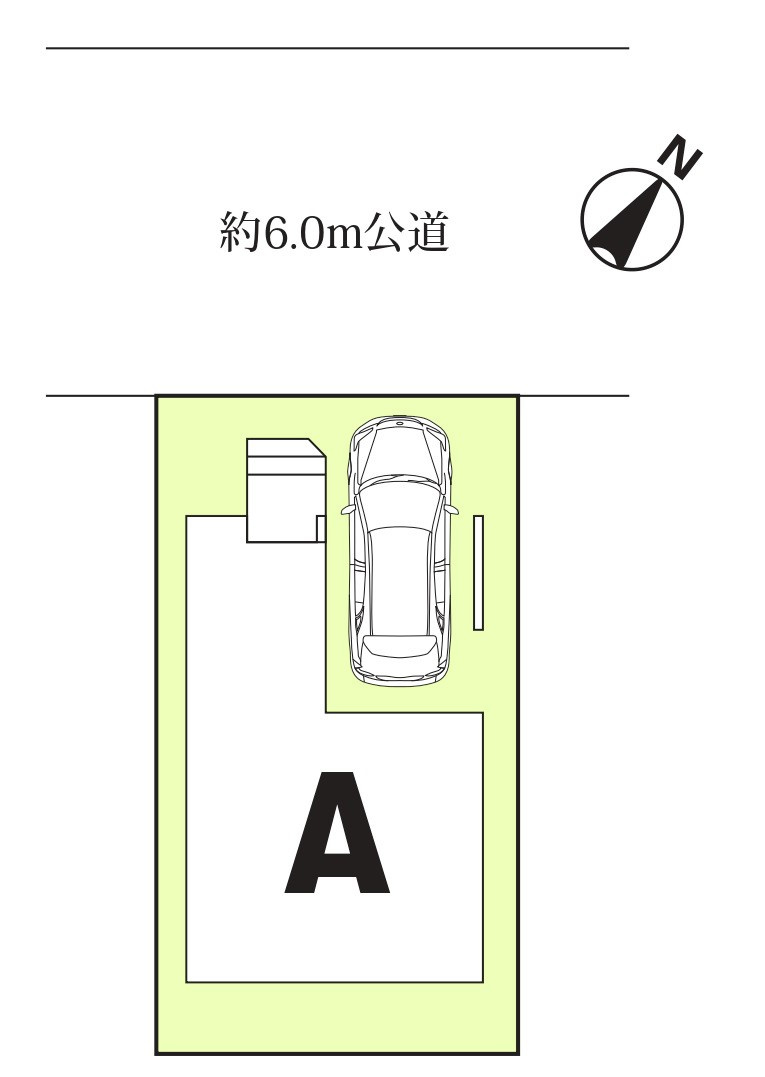 新築一戸建て　川越市清水町の区画図|カースペース1台分(車種によります)