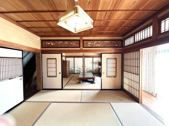 西伯郡伯耆町大殿　中古住宅の和室|1階