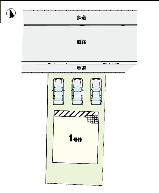 前橋市南町の区画図