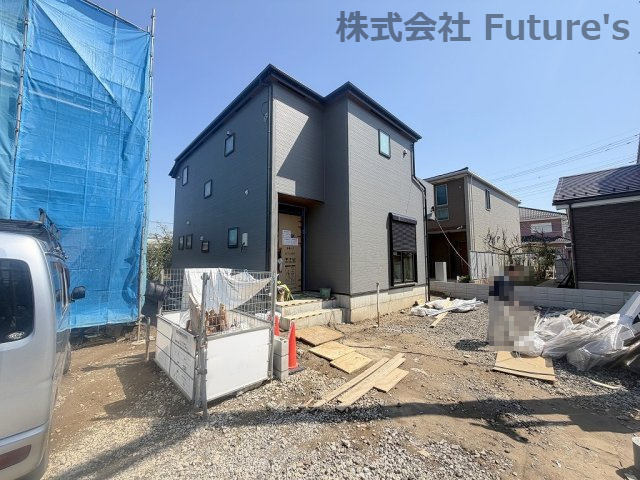 三郷市彦糸1丁目　新築戸建　全6棟　4号棟の外観|現地の写真になります。