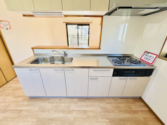 前橋市箱田町のキッチン|お料理も快適にできるキッチン♪