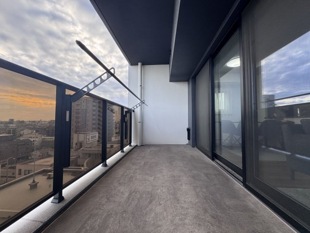 オープンレジデンシア御器所ステーションフロントのバルコニー