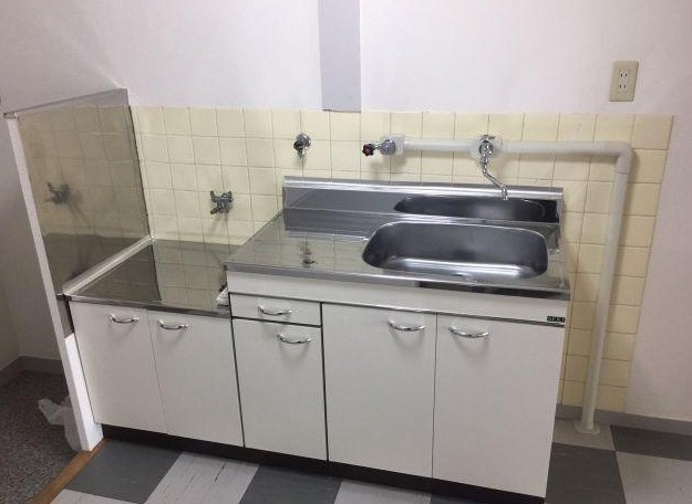 ガーデンメゾンB棟のキッチン