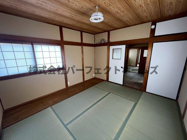 香里園町戸建　賃貸の和室|和室があれば客間としても活用できます