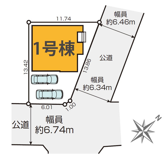 【区画図】 | 静岡市清水区西久保 3期 新築一戸建て | 区画図です