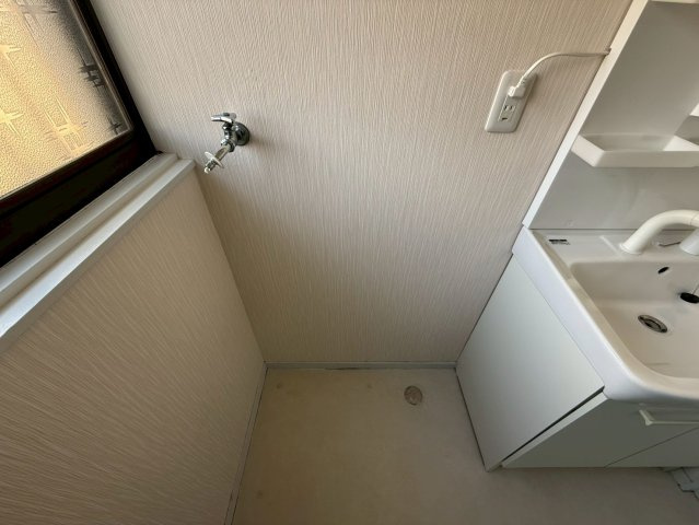 藤原台貸家の洗面所