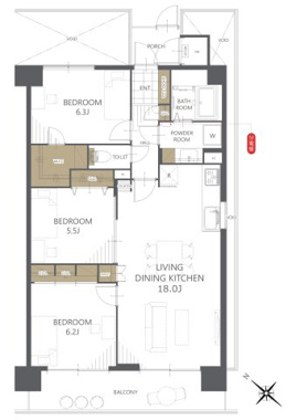 もみじマンション黄金町の画像