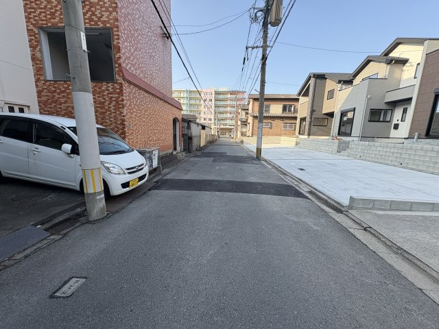 LIGARE₋リガーレ　小倉北区大畠2期の前面道路含む現地写真|道路幅員5.2～5.4メートル