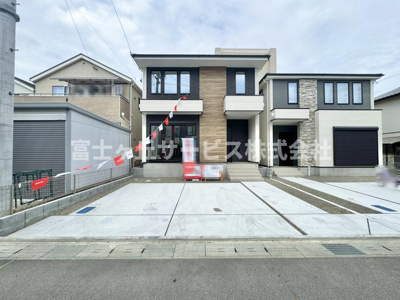 【外観パース】 | 静岡市葵区上足洗2丁目 2期 新築一戸建て 1号棟 | 外観パースです