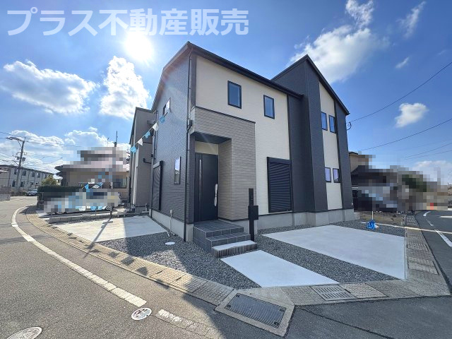【外観】 | 大野城市乙金3丁目3期　2号棟（全2棟）【仲介手数料無料・0円】 | 完成しました。物件内部もご見学頂けます。プラス不動産販売にお任せ下さい。