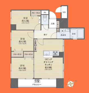 【間取り】 | 蔵前コヤマハイツ