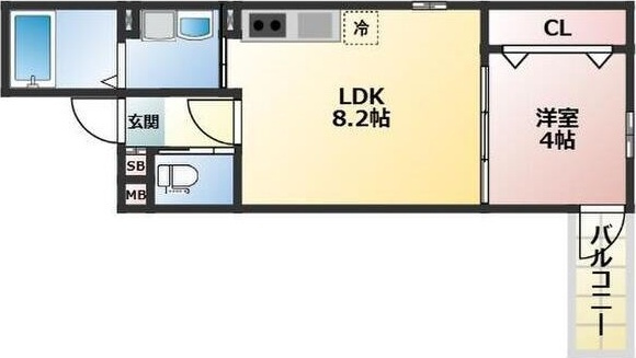 【間取り】 | ALEGRIA北助松South