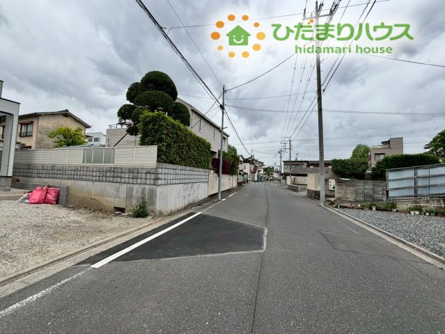行田市行田　新築一戸建て　セレクト花水木　A号棟の前面道路含む現地写真