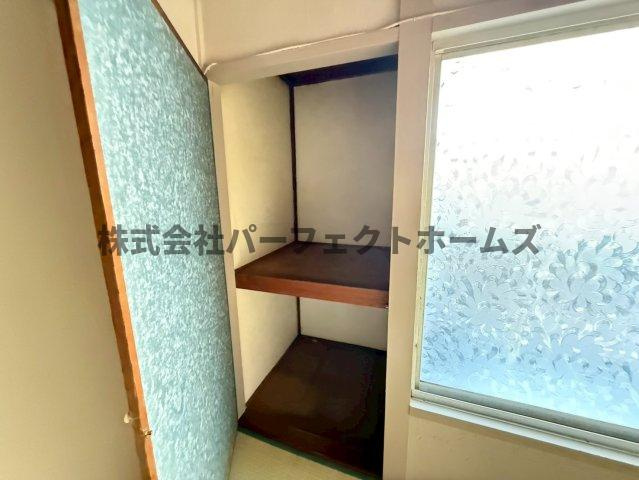 田口1丁目テラスハウスの収納|便利な収納スペースです