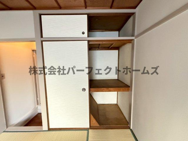 田口1丁目テラスハウスの収納|収納のためのスペースです